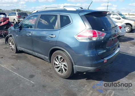 2014 Nissan Rogue Sl z USA, uszkodzony, nr VIN 5N1AT2MT3EC812048